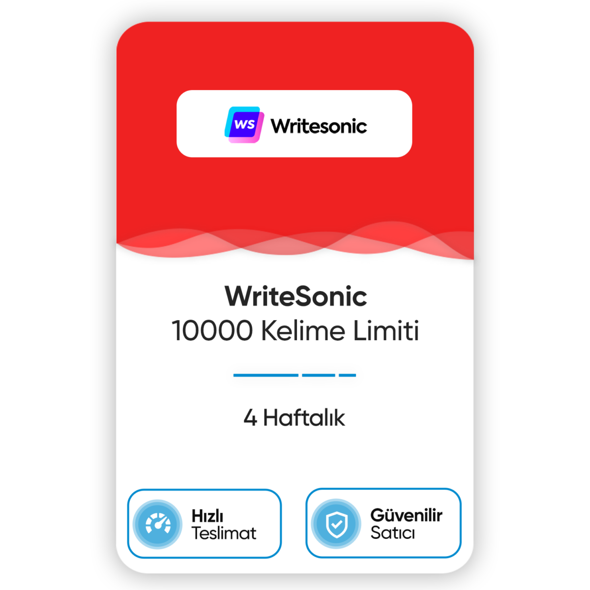 WriteSonic – 4 Haftalık - Görsel 1